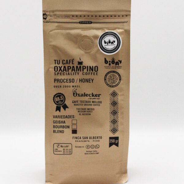 Tu Café Oxapampino - Oxalecker - Proceso/Honey 250 g.