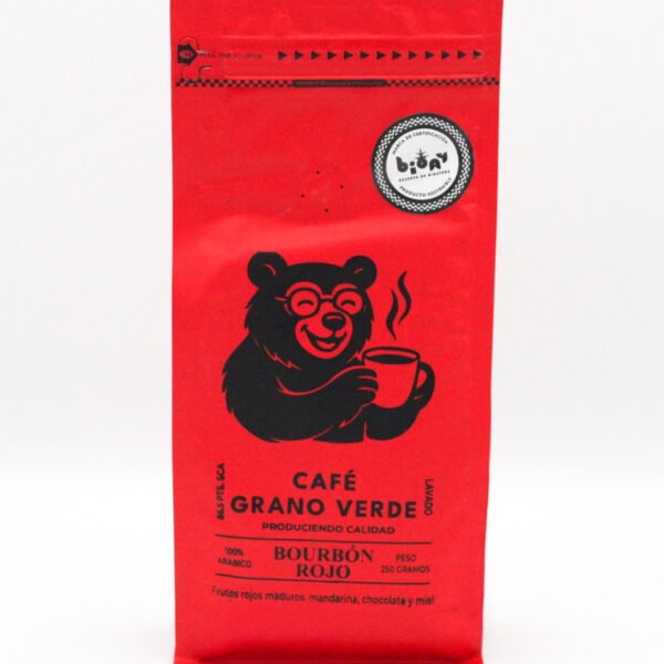 Café Grano Verde - Bourbon Rojo 250 g.