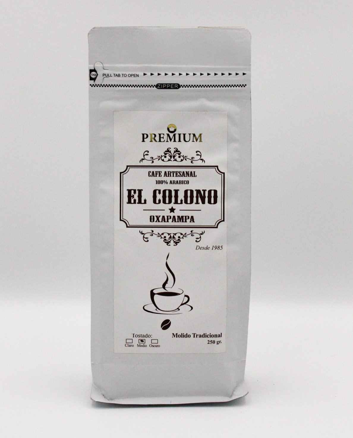 FRONTAL (5) El Colono Premium 250 g. - Imagen 1