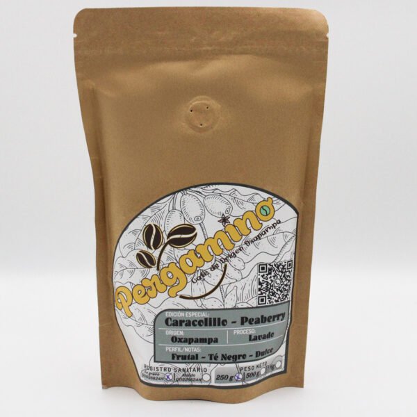 Pergamino Café de Origen Oxapampa - Grano Entero 250 g.